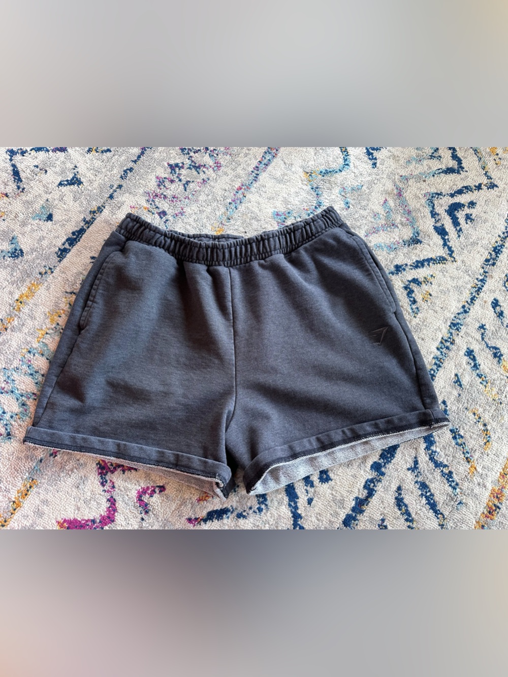 Gymshark Women's Charcoal Gray Cosy Luxe Shorts - Picture 1 of 4